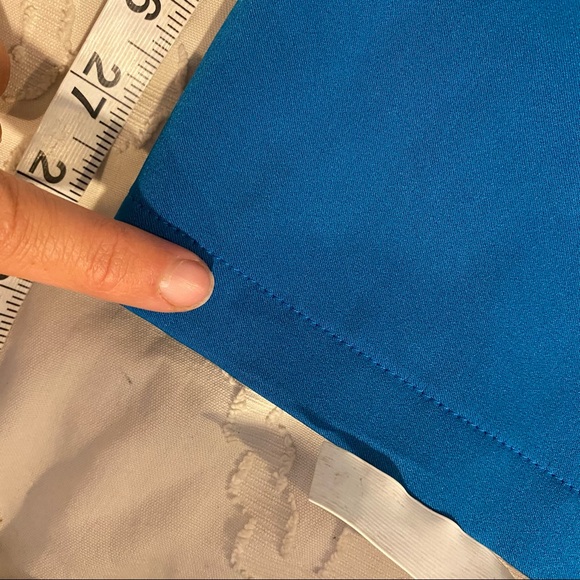 Bebe jumpsuit 8 blue zipper pockets - Picture 12 of 13